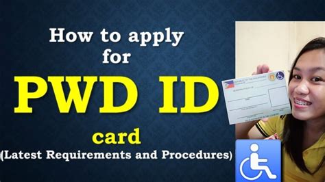 How to Apply for PWD ID Card .